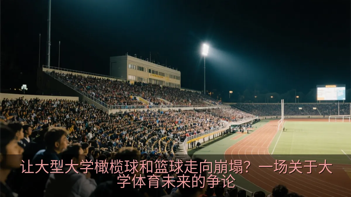 让大型大学橄榄球和篮球走向崩塌？一场关于大学体育未来的争论